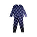 A Navy Pyjama Sets from Petit Bateau in size 8Y for neutral. (Front View)