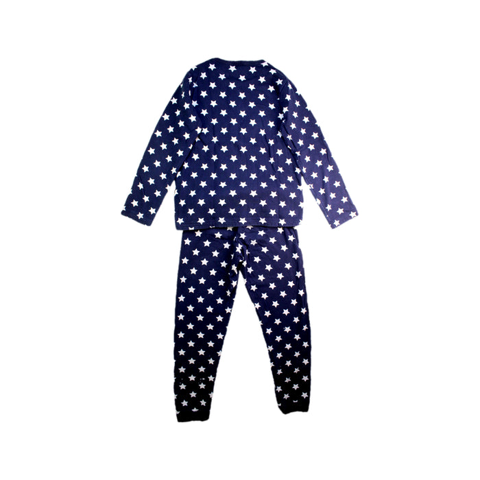 A Navy Pyjama Sets from Petit Bateau in size 8Y for neutral. (Back View)
