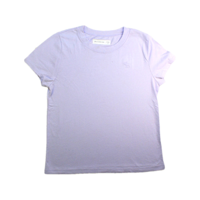 A Purple Short Sleeve T Shirts from Abercrombie & Fitch in size 9Y for neutral. (Front View)