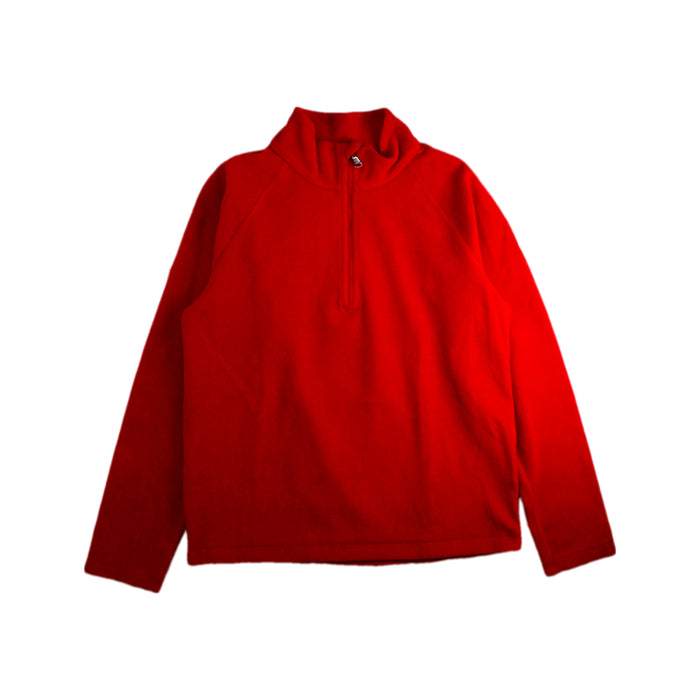 A Red Zippered Sweatshirts from Moncler in size 8Y for boy. (Front View)
