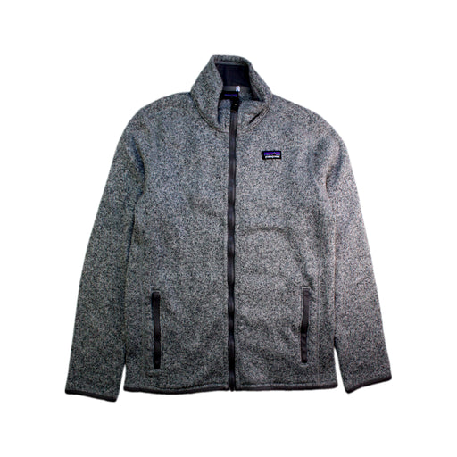 A Grey Lightweight Jackets from Patagonia in size 14Y for boy. (Front View)