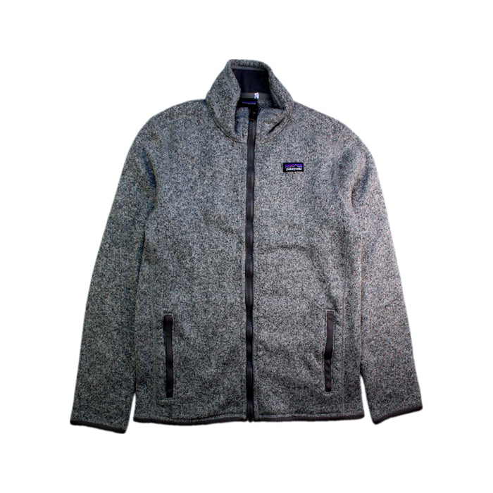 A Grey Lightweight Jackets from Patagonia in size 14Y for boy. (Front View)