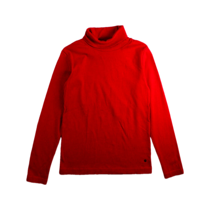 A Red Long Sleeve Tops from Petit Bateau in size 8Y for neutral. (Front View)