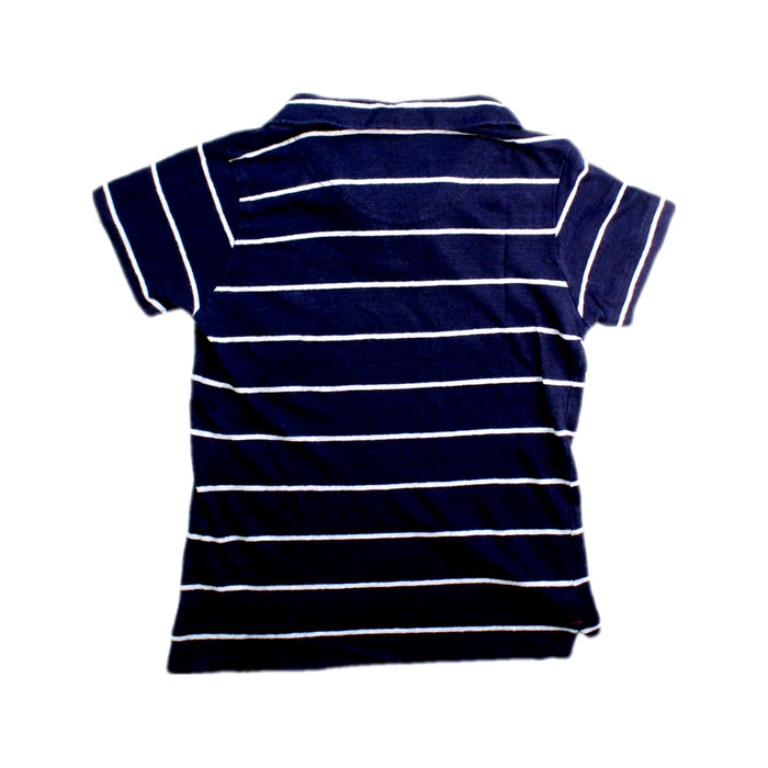 A Navy Short Sleeve Polos from Orlebar Brown in size 6T for boy. (Back View)