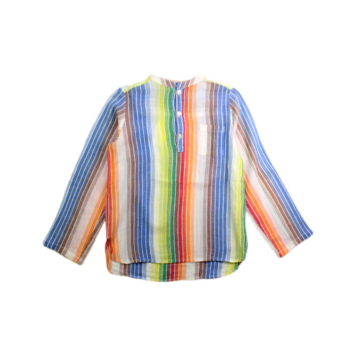 A Multicolour Long Sleeve Shirts from Bonton in size 6T for boy. (Front View)