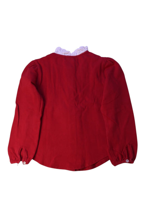A Pink Long Sleeve Shirts from Ralph Lauren in size 4T for girl. (Back View)