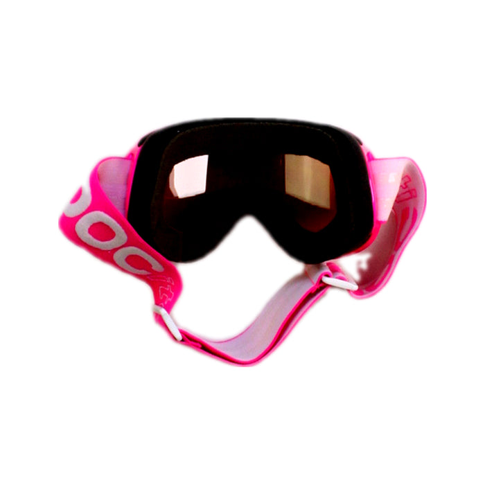 A Pink Ski Goggles from Smith in size 6T for girl. (Back View)
