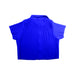 A Blue Short Sleeve Shirts from Pleatski in size 8Y for girl. (Back View)