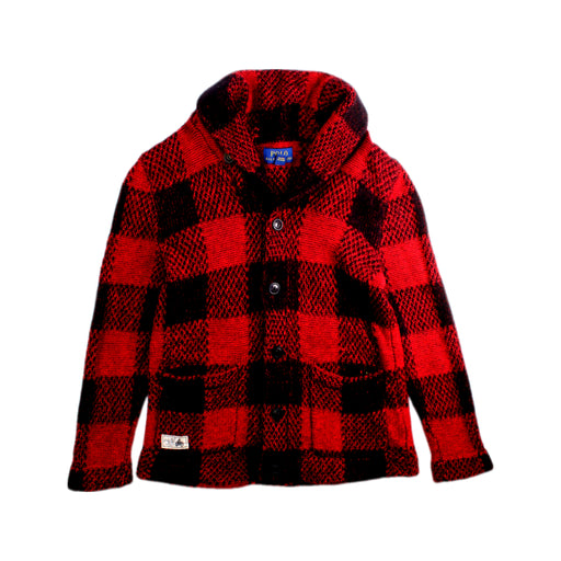 A Red Lightweight Jackets from Polo Ralph Lauren in size 5T for boy. (Front View)