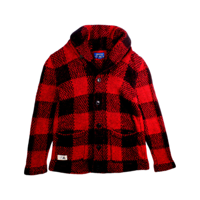 A Red Lightweight Jackets from Polo Ralph Lauren in size 5T for boy. (Front View)