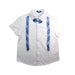 A White Short Sleeve Shirts from Nicholas & Bears in size 8Y for boy. (Front View)