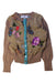 A Blue Cardigans from Essentiel Antwerp in size 6T for girl. (Front View)