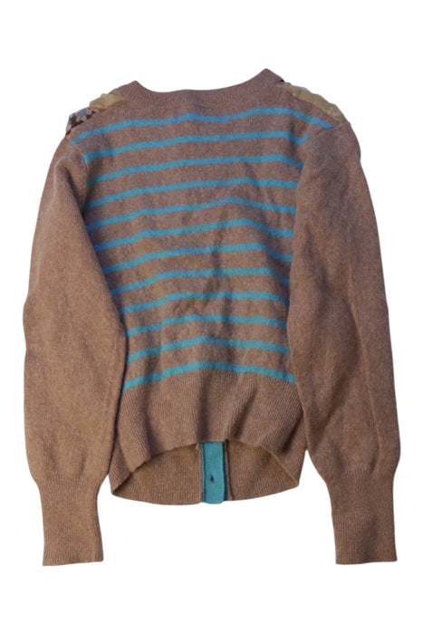 A Blue Cardigans from Essentiel Antwerp in size 6T for girl. (Back View)