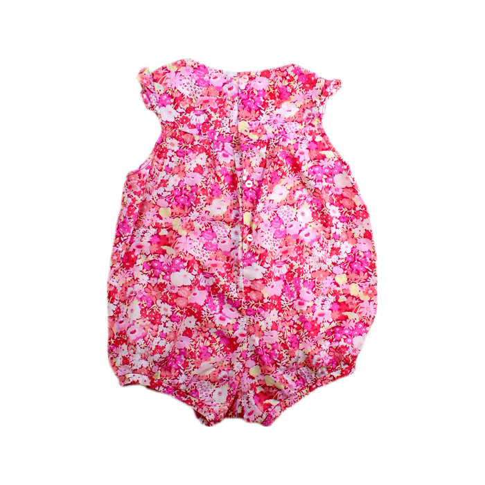 A Pink Sleeveless Rompers from Jacadi in size 3T for girl. (Back View)