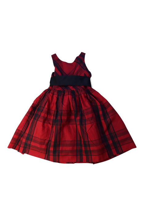 A Red Sleeveless Dresses from Polo Ralph Lauren in size 3T for girl. (Front View)