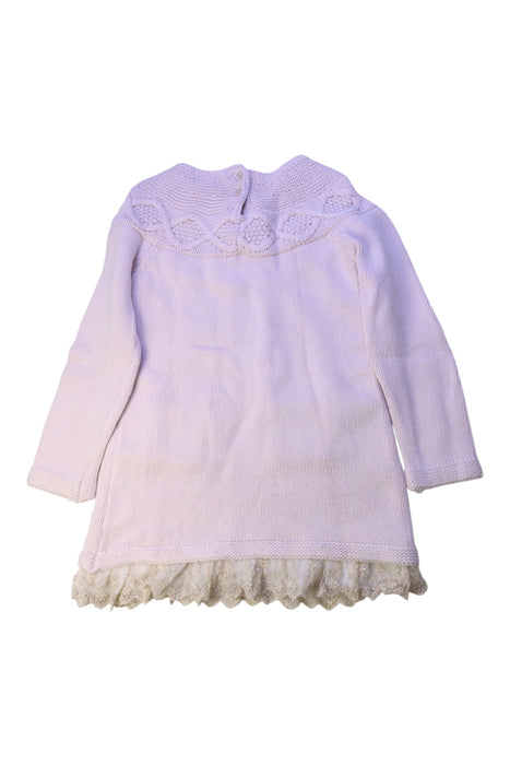 A Ivory Sweater Dresses from Cynthia Rowley in size 4T for girl. (Back View)