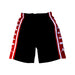 A Black Shorts from Air Jordan in size 14Y for boy. (Front View)