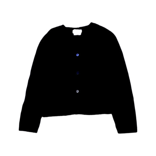A Black Cardigans from Jacadi in size 6T for girl. (Front View)