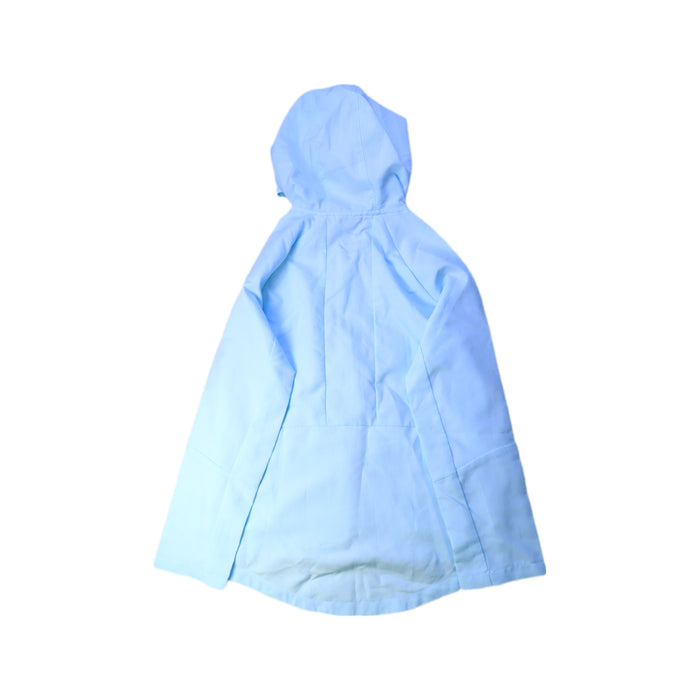 A Blue Rain Jackets from Nike in size 8Y for neutral. (Back View)