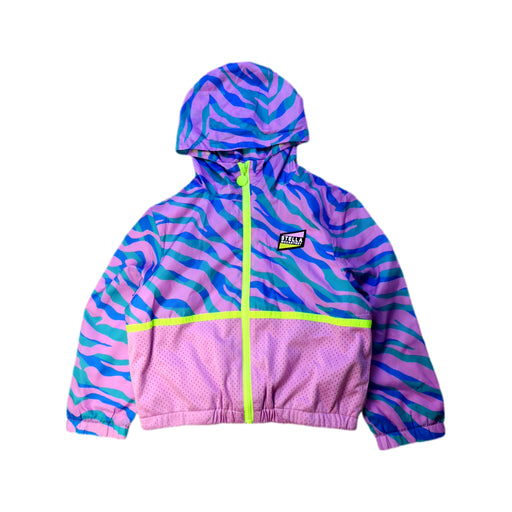 A Blue Rain Jackets from Stella McCartney in size 6T for girl. (Front View)