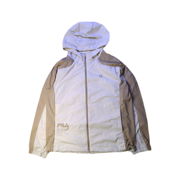 A Beige Lightweight Jackets from Fila in size 10Y for neutral. (Front View)
