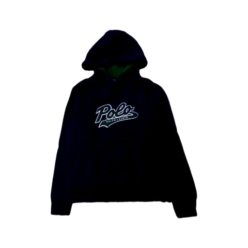 A Black Hooded Sweatshirts from Polo Ralph Lauren in size 10Y for boy. (Front View)
