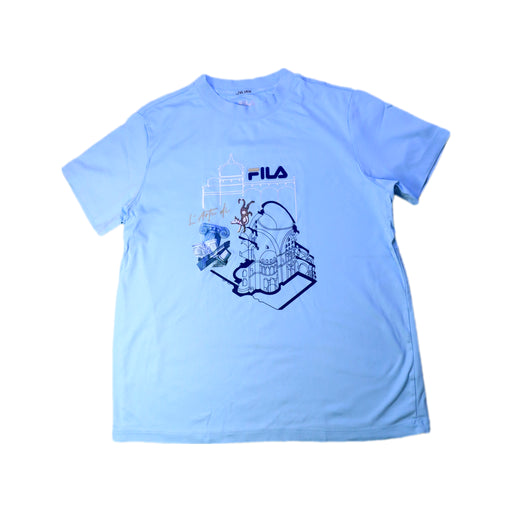 A Blue Short Sleeve T Shirts from Fila in size 12Y for boy. (Front View)