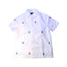 A White Short Sleeve Shirts from Ralph Lauren in size 10Y for boy. (Front View)