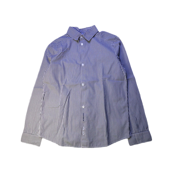 A Blue Long Sleeve Shirts from Jacadi in size 12Y for boy. (Front View)