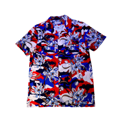 A Multicolour Short Sleeve Shirts from Moncler in size 12Y for boy. (Front View)
