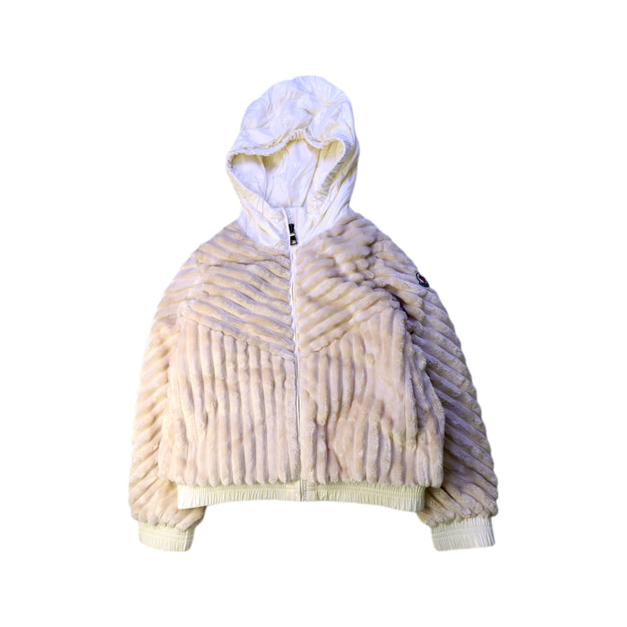 A Beige Puffer/Quilted Coats & Outerwear from Moncler in size 8Y for neutral. (Front View)