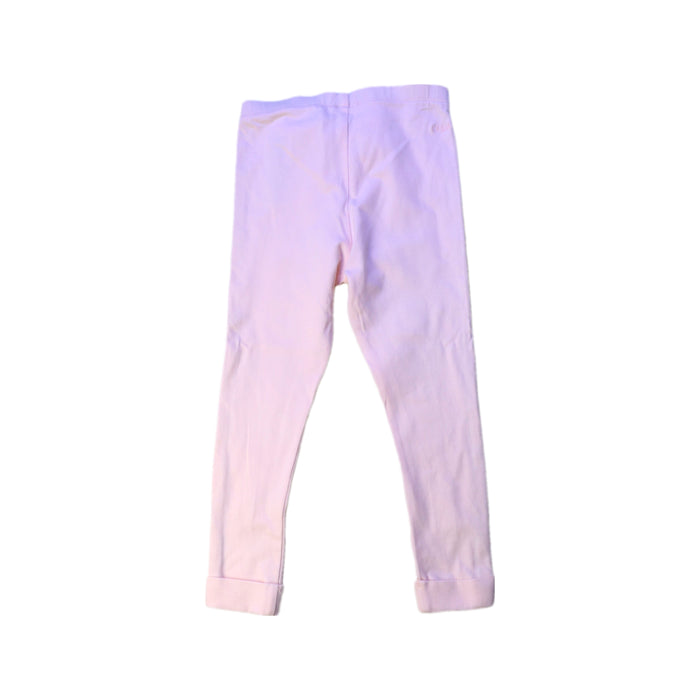 A Peach Leggings from Chloe in size 3T for girl. (Back View)