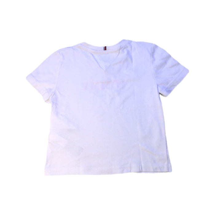A White Short Sleeve T Shirts from Tommy Hilfiger in size 3T for neutral. (Back View)