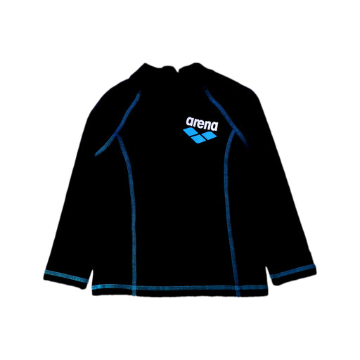 A Black Rash Guards from Arena in size 2T for boy. (Front View)