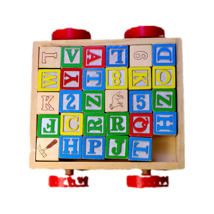A Multicolour Lego & Building Blocks from Melissa & Doug in size O/S for neutral. (Back View)