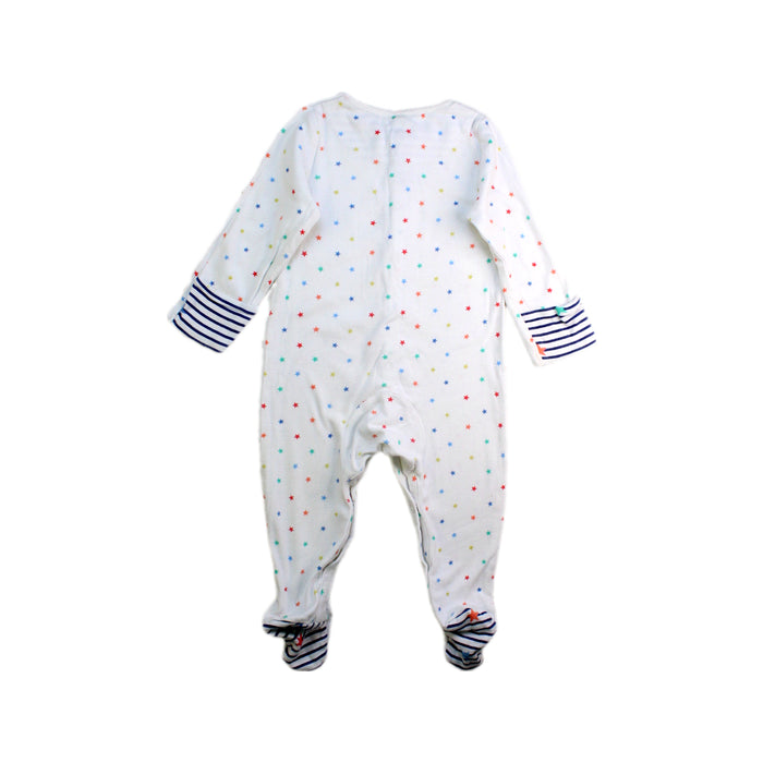 A White Onesies from Boden in size 6-12M for boy. (Back View)