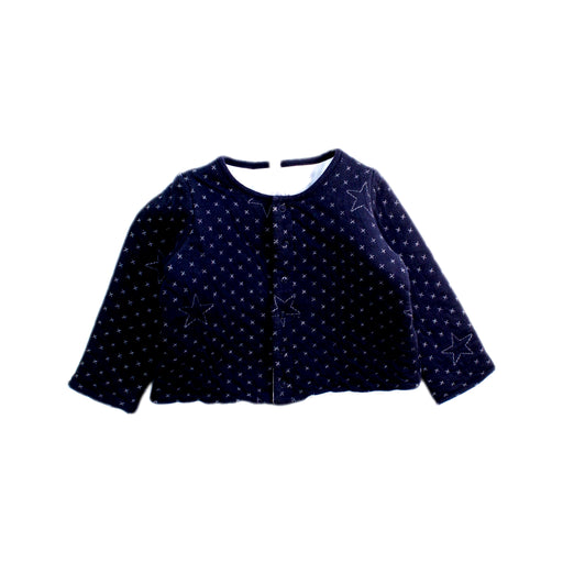 A Navy Cardigans from Petit Bateau in size 6-12M for neutral. (Front View)