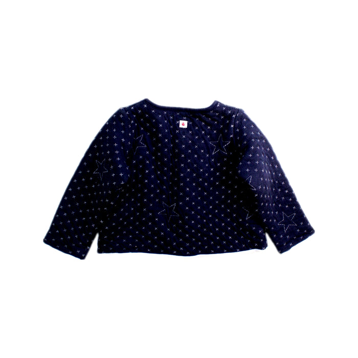 A Navy Cardigans from Petit Bateau in size 6-12M for neutral. (Back View)