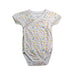A Multicolour Short Sleeve Bodysuits from Petit Bateau in size 0-3M for girl. (Front View)