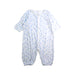 A White Onesies from Petit Bateau in size 0-3M for boy. (Front View)