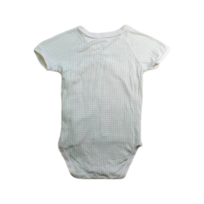 A White Short Sleeve Bodysuits from Petit Bateau in size 3-6M for neutral. (Back View)