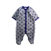 A Grey Onesies from Petit Bateau in size 0-3M for boy. (Front View)