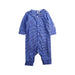 A Blue Onesies from Petit Bateau in size 0-3M for boy. (Front View)