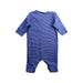 A Blue Onesies from Petit Bateau in size 0-3M for boy. (Back View)