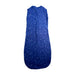 A Navy Sleepsacs from ErgoPouch in size 6-12M for boy. (Back View)