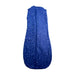A Navy Sleepsacs from ErgoPouch in size 3-6M for boy. (Back View)