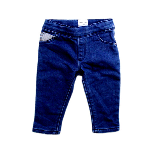 A Blue Jeggings from Carrément Beau in size 3-6M for boy. (Front View)