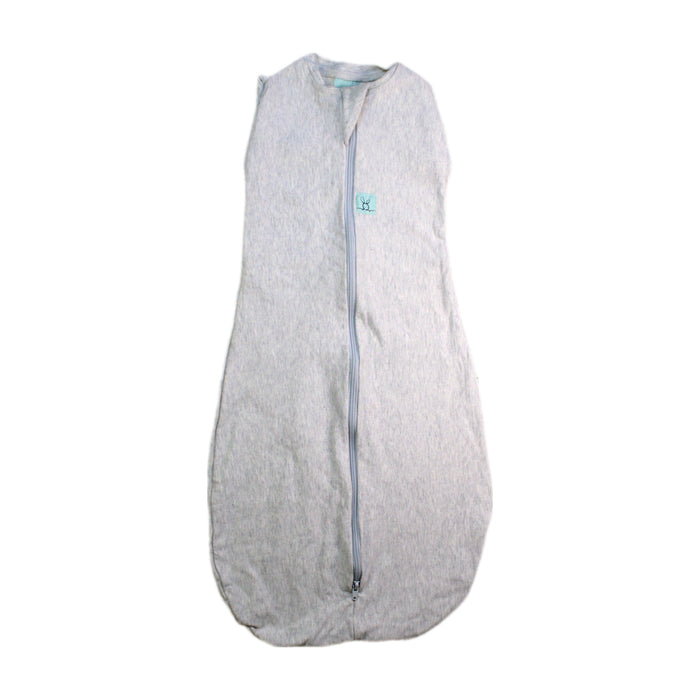 A Grey Sleepsacs from ErgoPouch in size 0-3M for neutral. (Front View)
