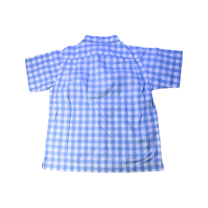 A Blue Short Sleeve Shirts from Polo Ralph Lauren in size 7Y for boy. (Back View)