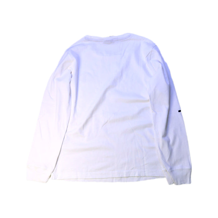 A White Long Sleeve T Shirts from Champion in size 7Y for boy. (Back View)